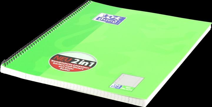 Actual product image Oxford College notebook (A4+, Checked, Lined, Soft cover)
