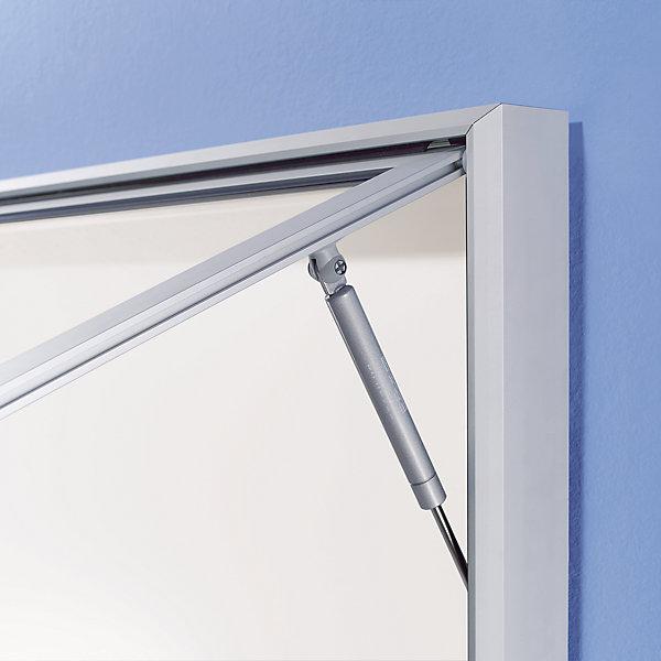 Immagine prodotto eurokraft pro Vetrina, telaio in alluminio, per interno ed esterno (Calamita, 200 x 101 cm)