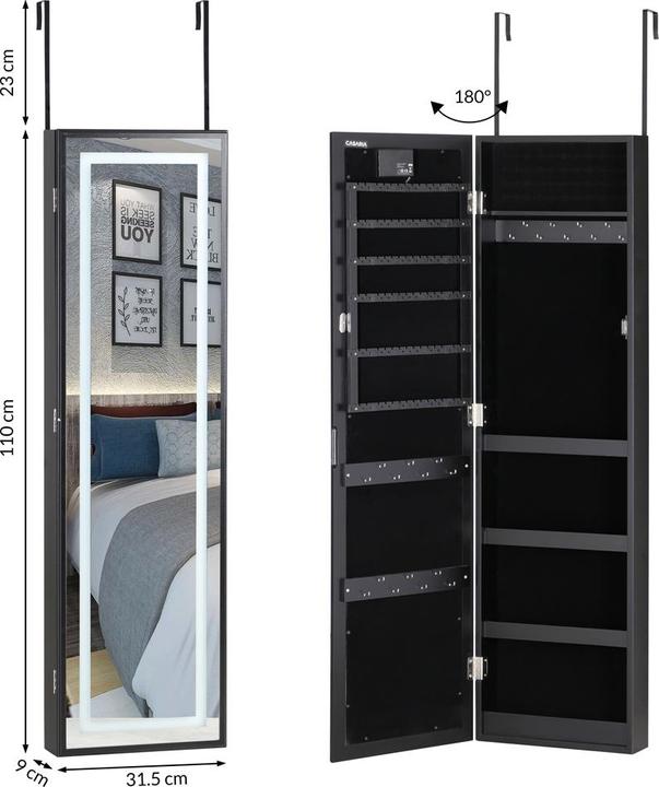 Produktbild Casaria Schmuckschrank