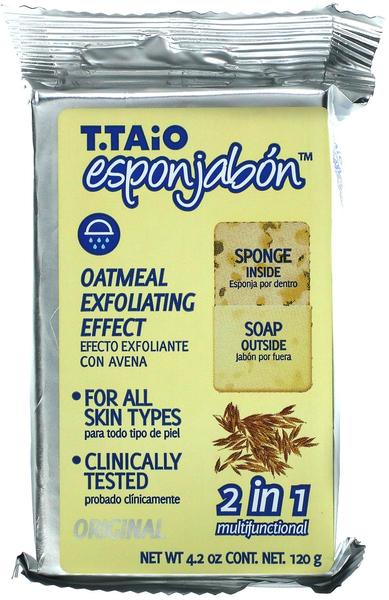 Image du produit Esponjabon by T.Taio T. Taio Savon d'avoine-Sponge 120g (Savon dur, 42 ml)