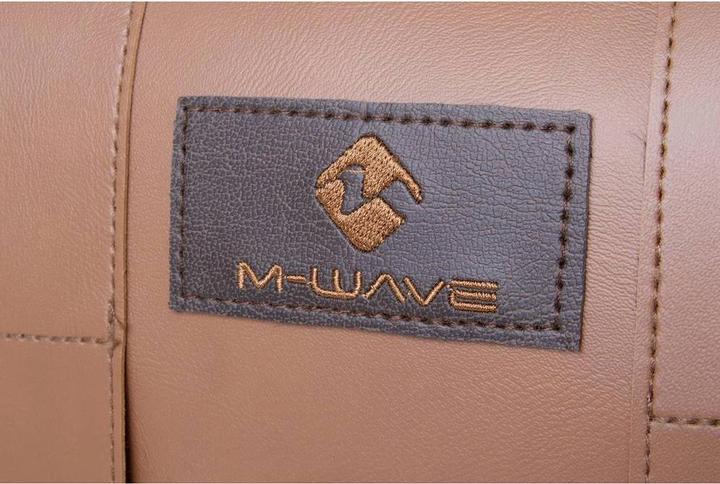 Image du produit M-Wave M Wave Sacoche porte-bagages Amsterdam Double L aspect cuir véritable (15 l, Sacoches)