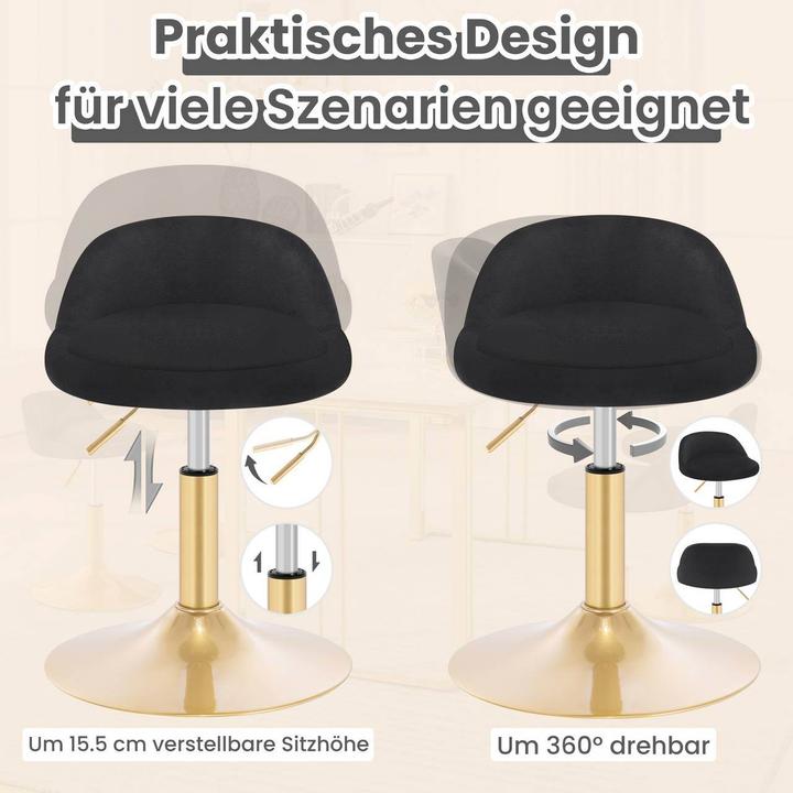 Image du produit Woltu Tabouret de maquillage réglable en hauteur