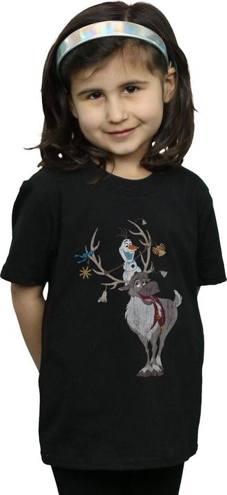 Produktbild Disney Frozen Sven And Olaf Christmas Ornaments TShirt Mädchen (152, 158)