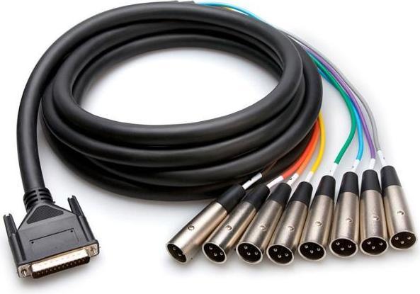 Image du produit Hosa DTM-803 Câble multiconducteur 8x XLR-M DB25 3m (3 m)