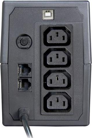 Actual product image Orvaldi I650 uninterruptible power supply (UPS) Line-Interactive 0.6 kVA (600 VA, 360 W, Line-interactive UPS)
