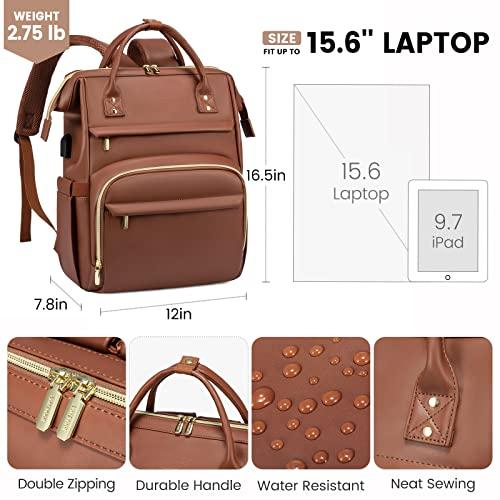 Produktbild Only-Bags.Store Rucksack, wasserdichter Laptop-Rucksack 15,6 Zoll grau, grosse PU-Schulrucksack Tasche mit