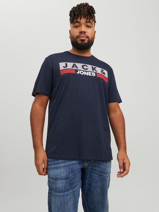Produktbild Jack & Jones Logoprint Plus size T-shirt (3XL)