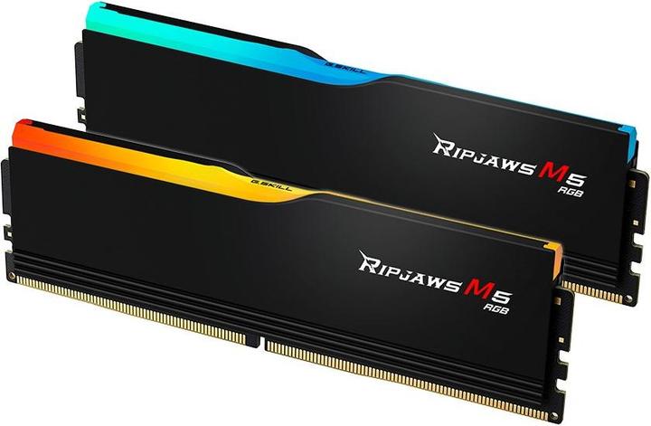 Actual product image G.Skill DIMM 64 GB DDR5-6000 (2x 32 GB) Dual-Kit (schwarz, F5-6000J2836G32GX2-RM5RK, Ripjaws M5, INTEL XMP (2 x 32GB, DDR5 RAM, DIMM)