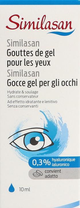 Immagine prodotto Similasan Gocce gel per gli occhi 0,3% di acido ialuronico (10 ml, 10 ml)