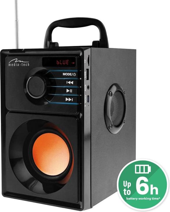 Actual product image Media-Tech Boombox Bt (6 h, Rechargeable battery operated)