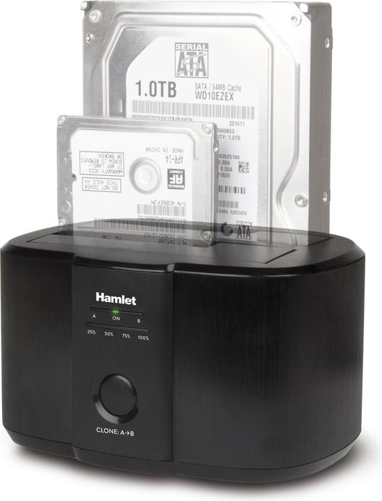 Actual product image Hamlet USB 3.0 Docking Station for 2.5" or 3.5" usb 3.0 sata hard disks