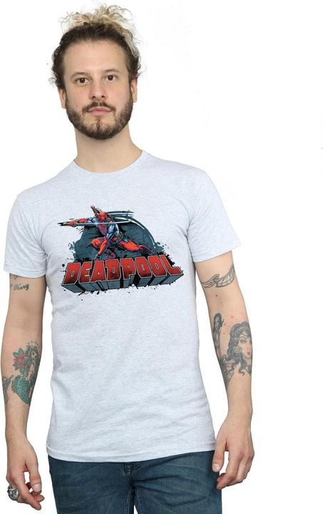 Produktbild Deadpool Sword Logo TShirt (L)