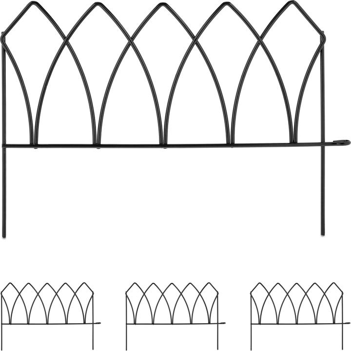 Actual product image Relaxdays 4x bed fence (43.50 cm)