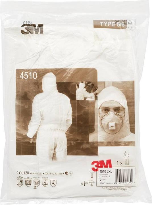 Produktbild 3M 4570 Protective Coverall, Grey, XL (XL)