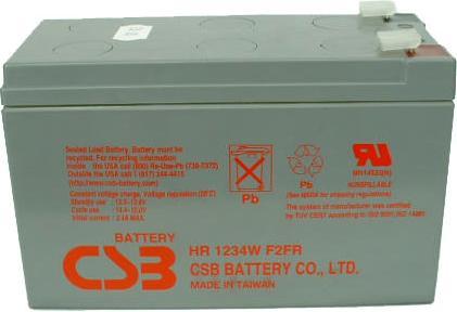 CSB Battery Batteria per UPS CSB HR1234WF2