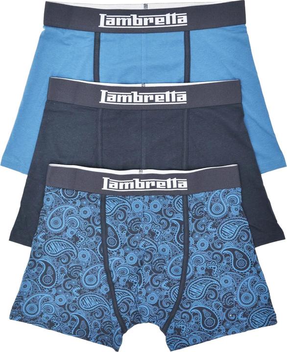 Lambretta Mens Paisley Boxer Shorts (Pack of 3)