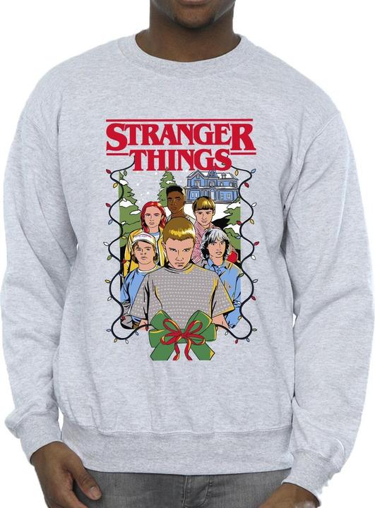 Immagine prodotto Netflix Stranger Things Christmas Poster Felpa Uomo (L)