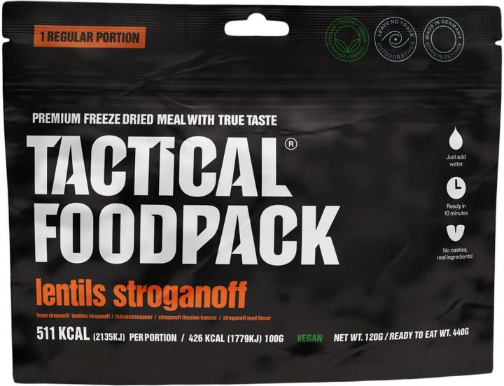 Tactical Foodpack Lentils Stroganoff (120 g)