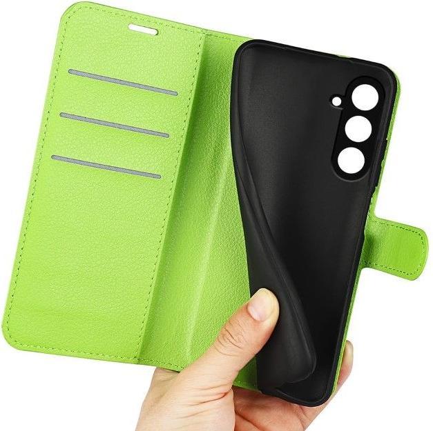 Actual product image MU Classic Litchi Leather Bookcover Series (Samsung Galaxy S23 FE)