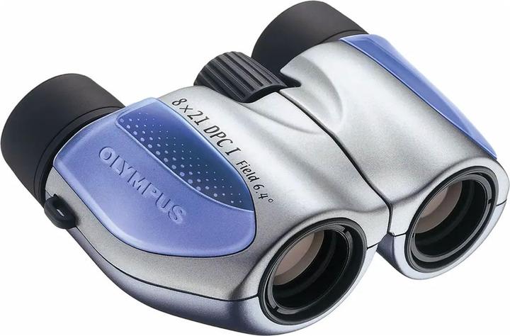 Olympus 8x21 DPC I stahl-blau mit Tasche (8 x, 21 mm)