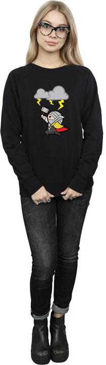 Actual product image Womens/Ladies Kawaii Thor God Of Thunder Sweatshirt (S)