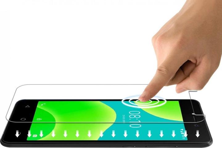Immagine prodotto Screenguard Wiko Y50 Pellicola protettiva in vetro Custodia Design amichevole (1 Pezzo/i, Wiko Y50)