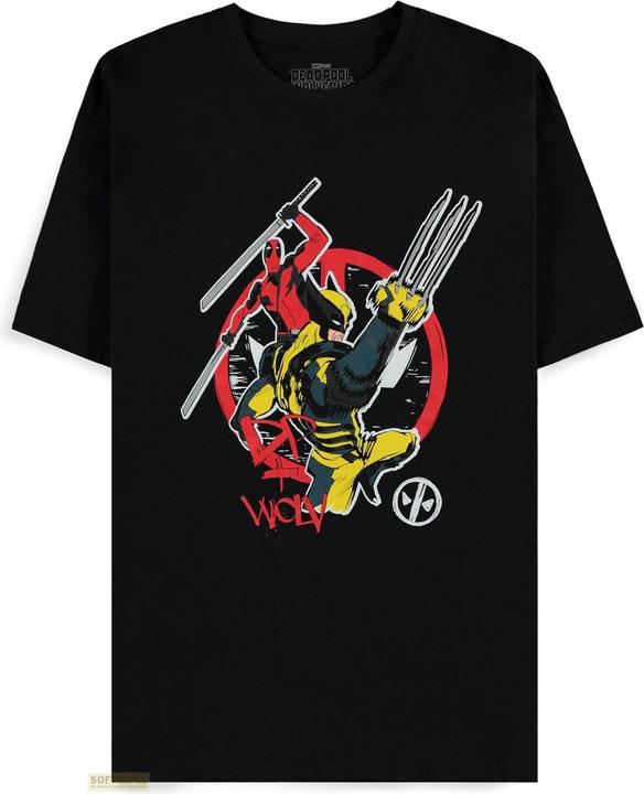 Difuzed Deadpool - DP+ Wolvie - Men's Short Sleeved T-shirt - 2XL (XXL)
