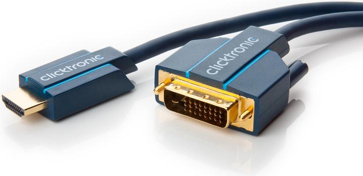 clicktronic HDMI (Typ A) — DVI (3 m, DVI, HDMI)