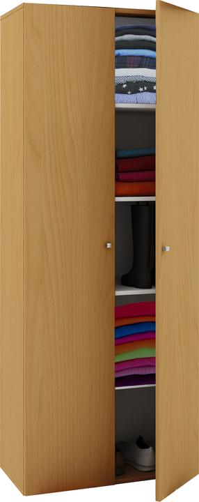 Image du produit VCM Armoire polyvalente en bois série Vandol avec portes battantes