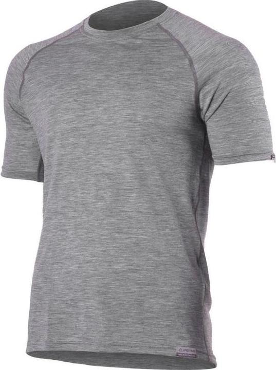 Immagine prodotto Lasting QUIDO Maglietta da uomo in lana merino, 160gr - grigio pietra (S)