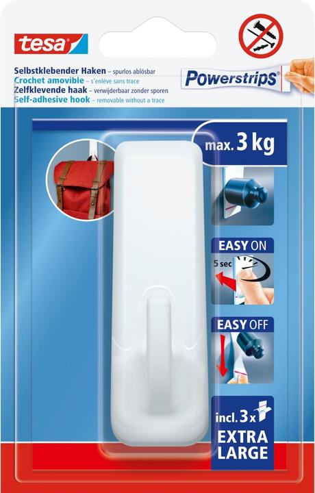 tesa Powerstrips zelfklevende haak XL