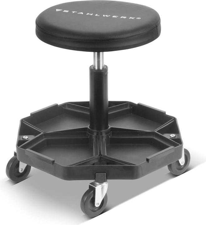 Image du produit Stahlwerk Tabouret d'atelier WRH-57 ST noir avec capacité de charge de 120 kg Siège d'atelier (1 x)