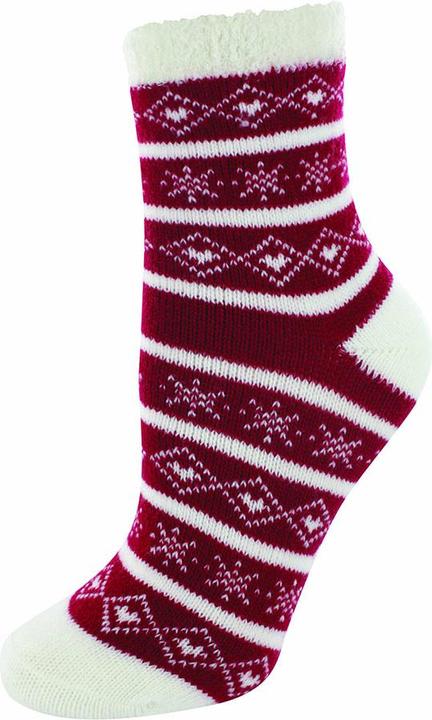 Produktbild Implus Yaktrax Kids Cabin Sock red/w (One Size)