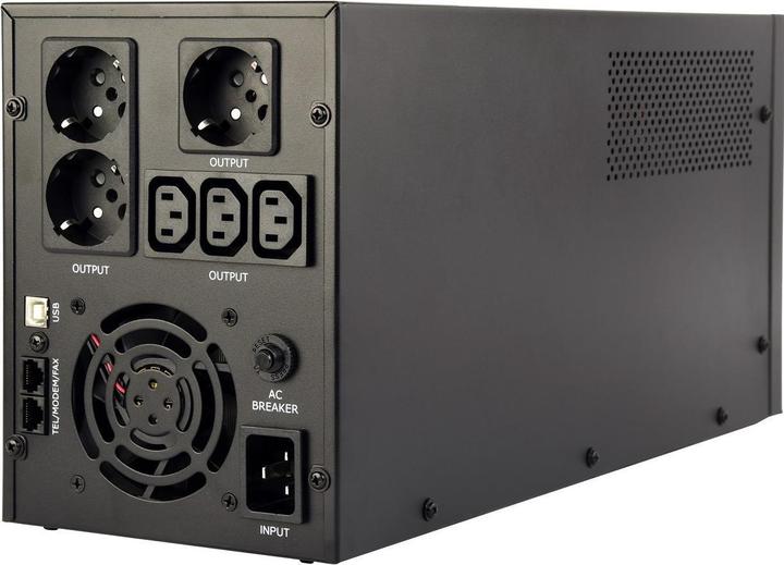 Actual product image Gembird UPS 3000VA USB LCD (3000 VA, 1800 W, Line-interactive UPS)
