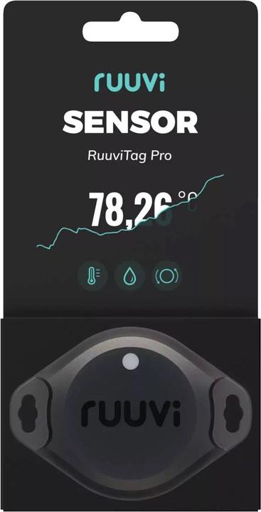 Produktbild Ruuvi RuuviTag Pro Bluetooth Umwelt Sensor 3 in 1 - IP67