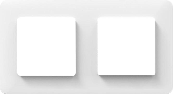 Actual product image PNI WS2 double frame for SmartHome smart switch or socket outlet