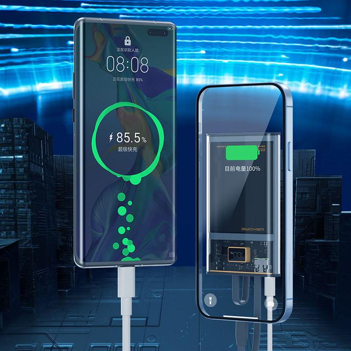 Actual product image Wekome Power bank Super Charging with int (10000 mAh, 20 W)