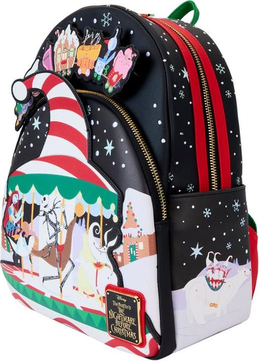 Image du produit Loungefly Nightmare before Christmas by Mini-sac à dos Journey to Christmas Town