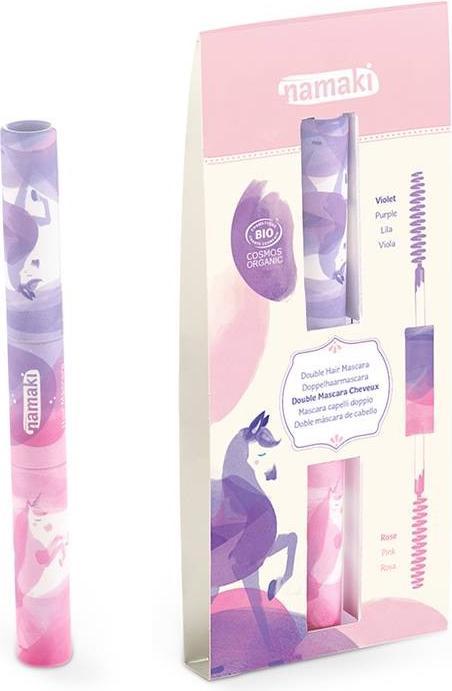 Produktbild Namaki Bio Doppel-Haar-Mascara 9ml, violett & pink