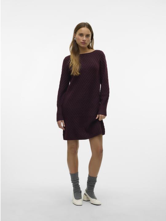 Image du produit Vero Moda VMANJASTINNA LS BOATNECK DRESS GA EXC Robe en maille (S)