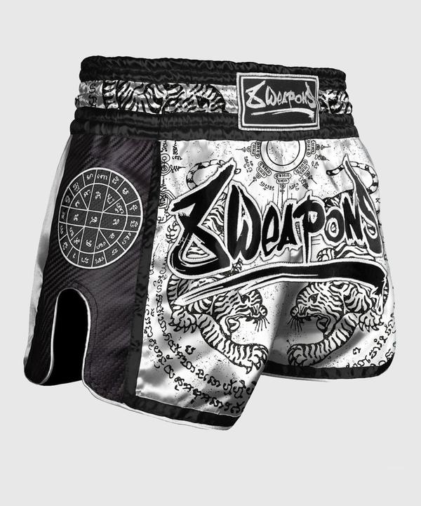 Produktbild 8Weapons 8 Weapons Muay Thai Shorts Carbon - Sak Yant Tigers (S)
