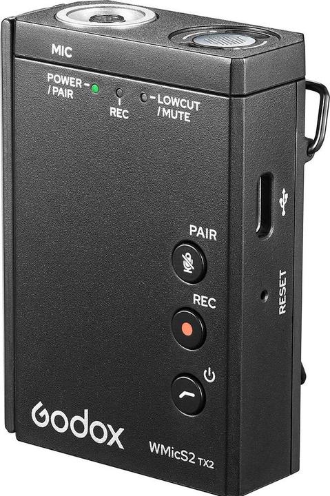 Produktbild Godox WMicS2 Kit 1 UHF Wireless Microphone System