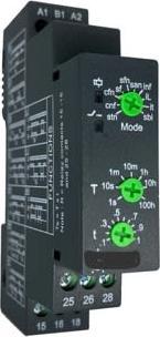 Image du produit Rs Pro Relais temporisé, rail DIN, 0.1s to 100h, 12  240V ac, 2 cont. multifonction, inverseur 2 pôles
