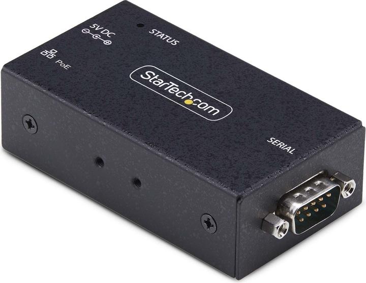 StarTech com 1-Port Serial to Ethernet Adapter, 802.3af PoE IP Serial Device Server For Remote RS232