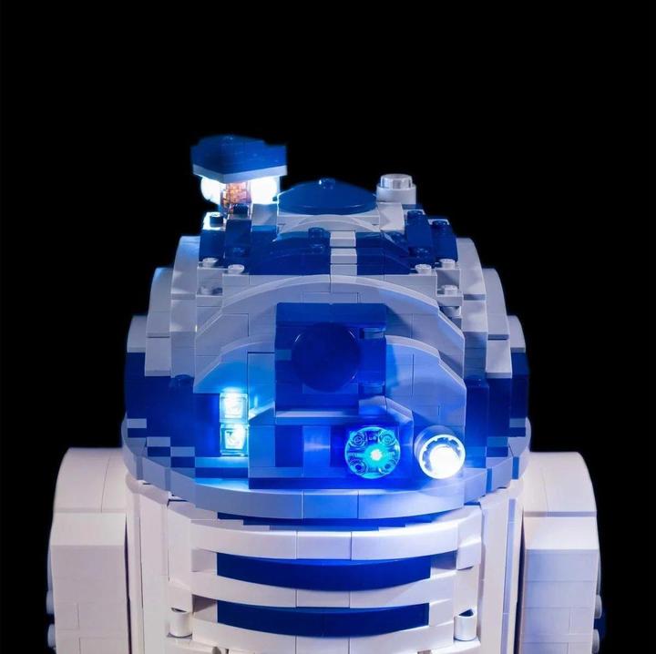 Actual product image Light my bricks LED Light & Sound Set for LEGO Star Wars R2-D2 (incl. remote control)