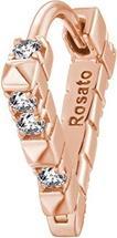 Actual product image Rosato Cubica RZCU62 modern bronze single earrings