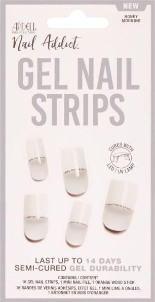 Immagine prodotto Ardell Nail Addict - Gel Strips Honey Mooning (Rosa, Nude)