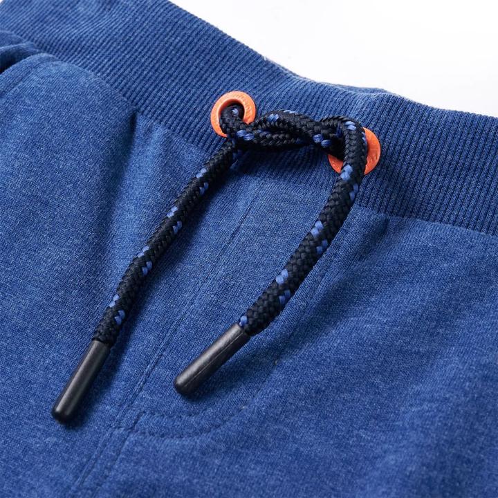 Immagine prodotto VidaXL Pantaloni della tuta da ginnastica per bambini blu scuro 140,Materiale: 80 (140)