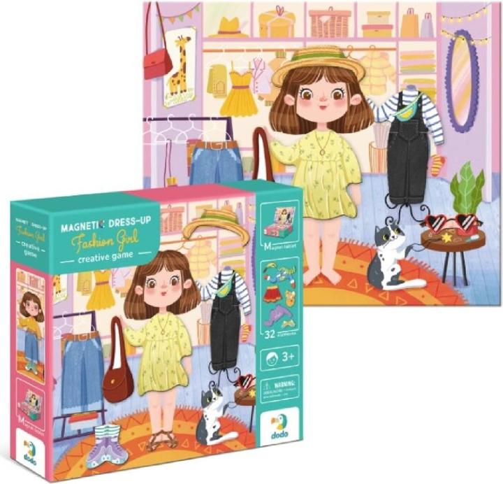 Produktbild Dodo Magnetisches Spiel - Modemädchen - Ankleide - Kreativität