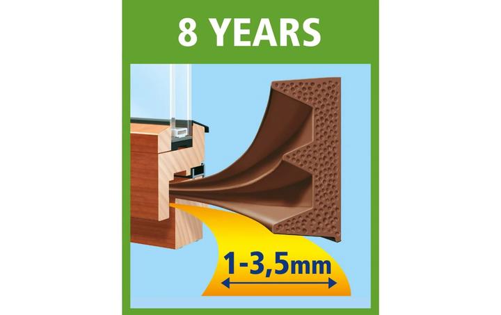 Immagine prodotto tesa Guarnizione in gomma a profilo E (0.30 kg, Marrone, Brown, 1 ml)